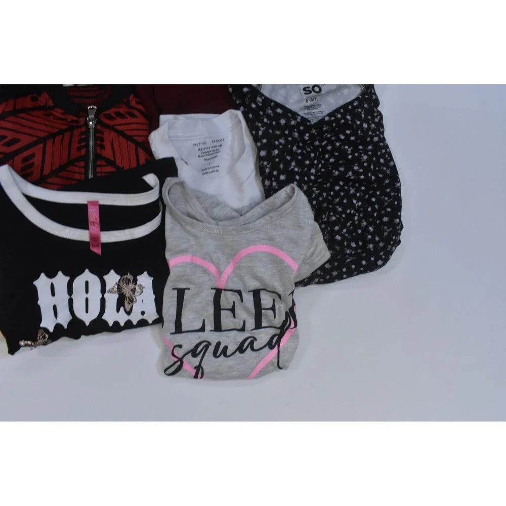 Wholesale Bulk Lot Of 15 Girls Size Small 6/7 Mixed Season Tops Bottoms Dresses